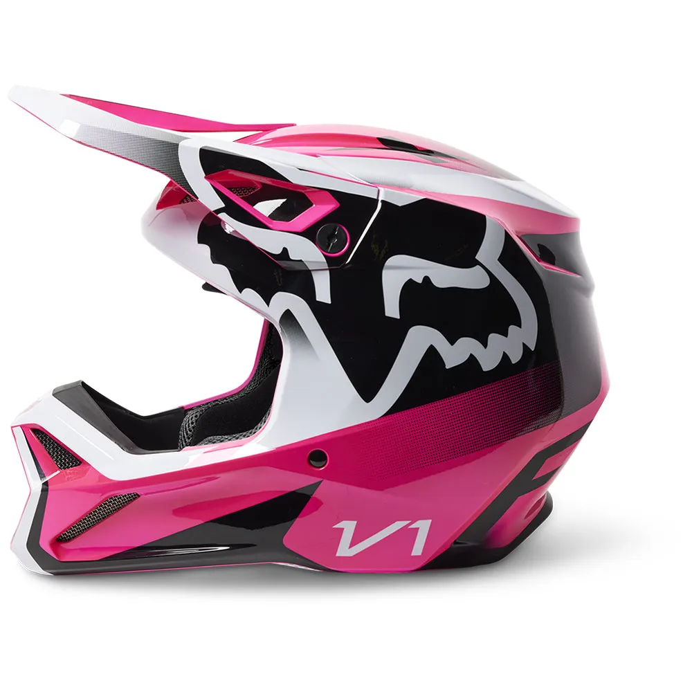FOX YOUTH V1 LEED HELMET MIPS ECE [PINK]