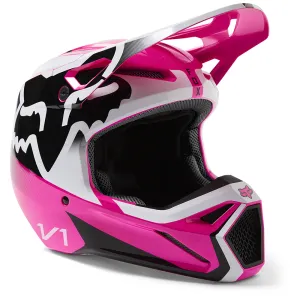 FOX YOUTH V1 LEED HELMET MIPS ECE [PINK]