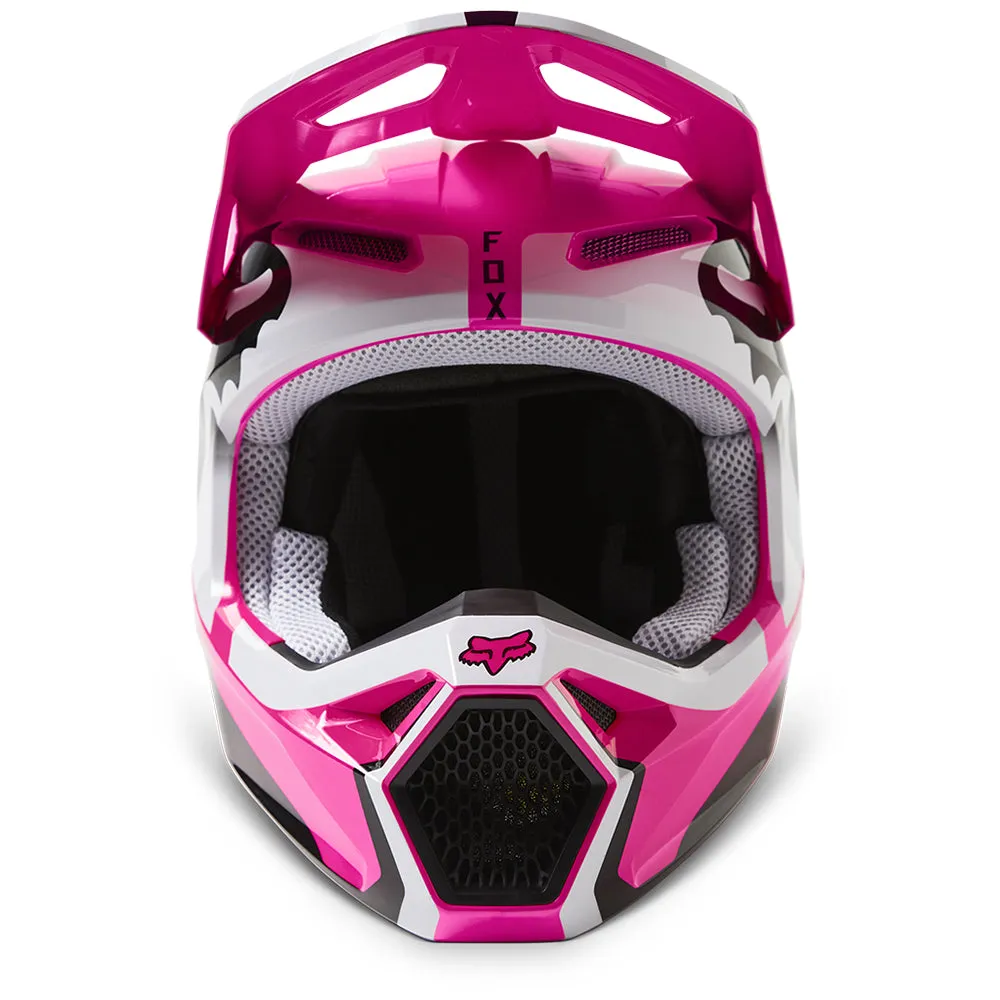 FOX YOUTH V1 LEED HELMET MIPS ECE [PINK]