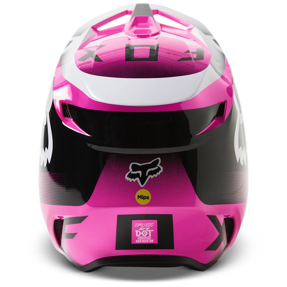 FOX YOUTH V1 LEED HELMET MIPS ECE [PINK]