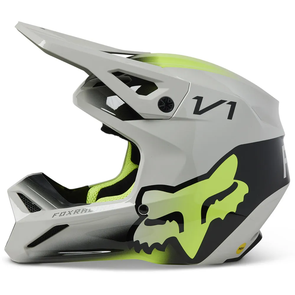 FOX YOUTH V1 TOXSYK HELMET MIPS ECE [STEEL GREY]