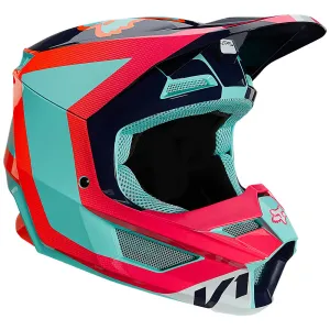 FOX YOUTH V1 VOKE HELMET [AQUA]