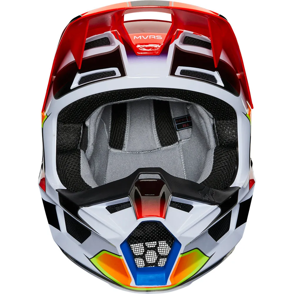 FOX YOUTH V1 YORR HELMET ECE [BLUE/RED]