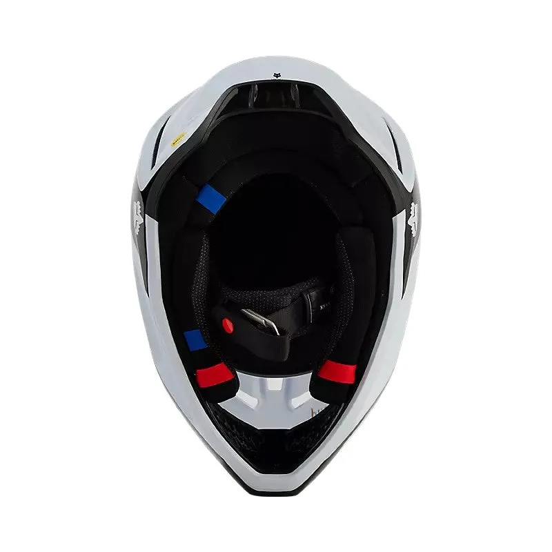 FOX YOUTH V3 STREAK HELMET [WHITE]