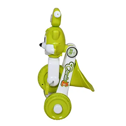 Fun Ride Charlie Cat Foldable Tricycles with Music and Lights for Boys and Girls of 2-4 Years (Green, Weight Upto 18 Kg)