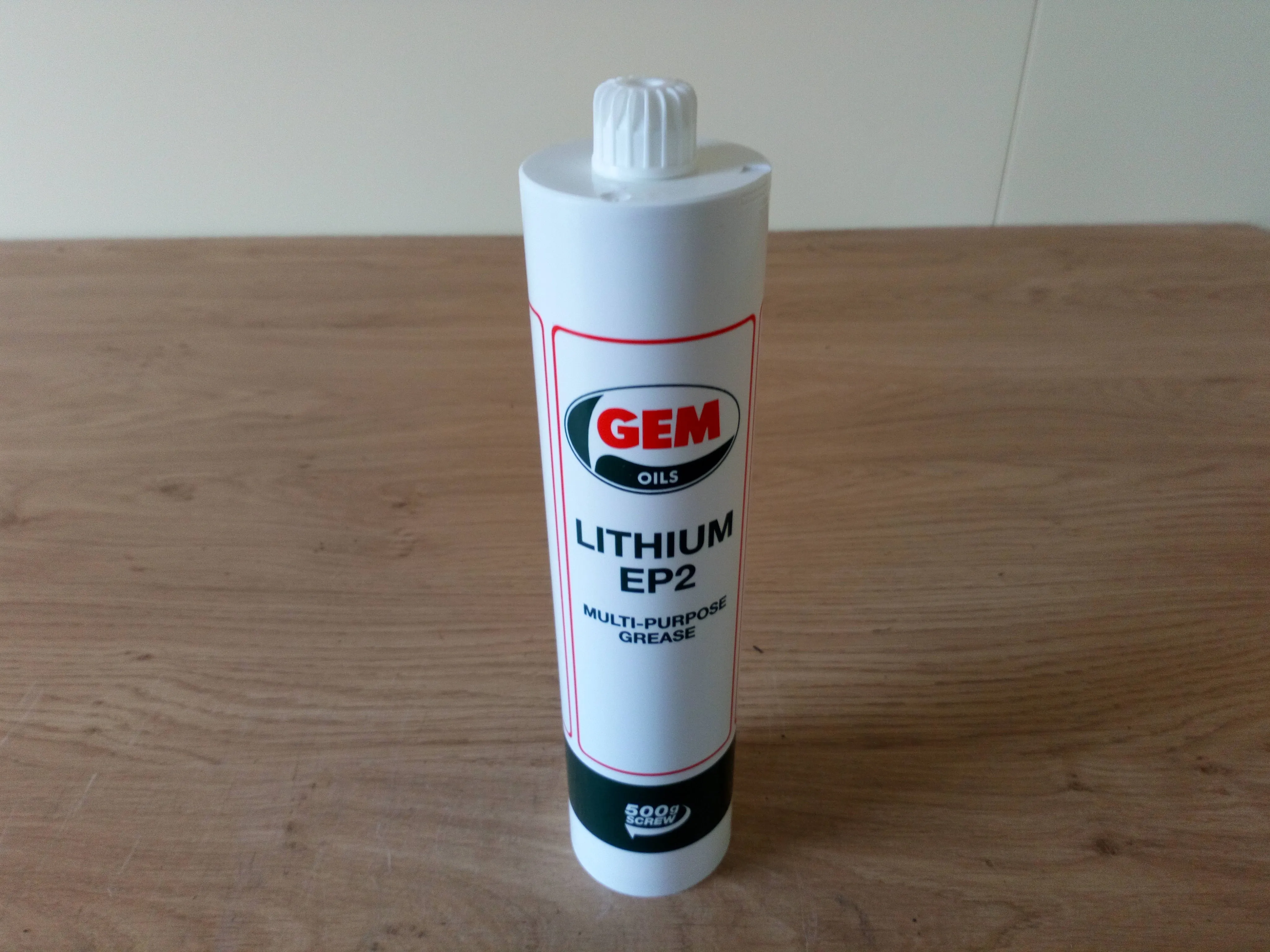 Gem Lithium EP2 Multi Purpose Grease, 500g (screw in)