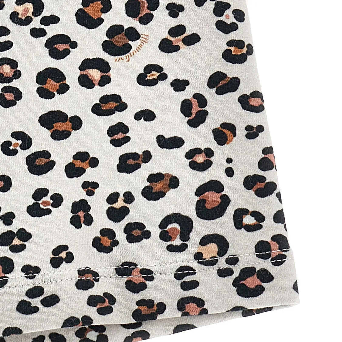 Girls Leopard Print Cycling Shorts