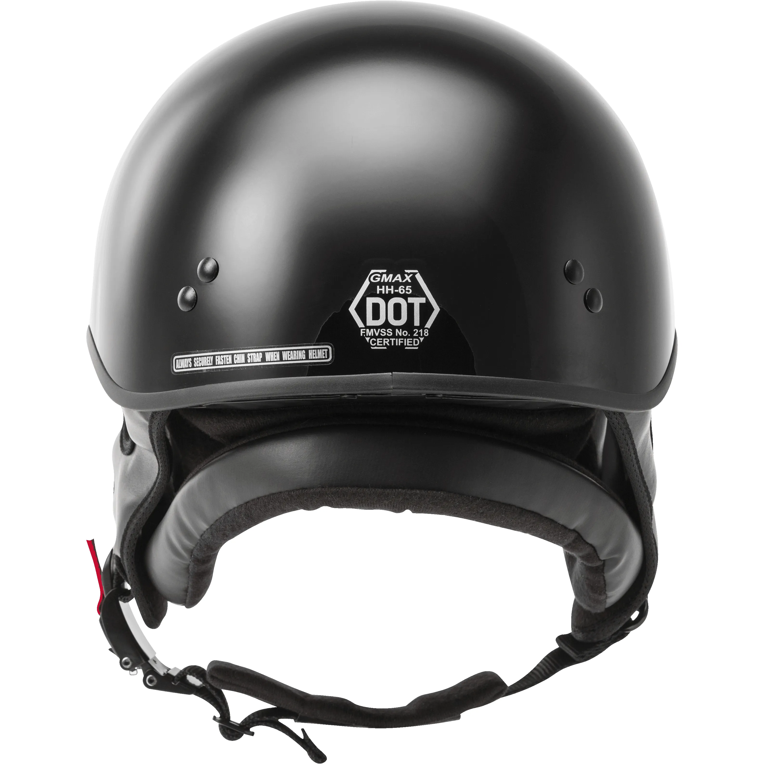 GMAX HH-65 Half Helmet Naked Black