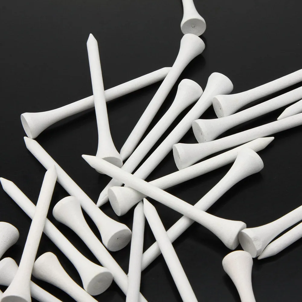 Golf Tees Wooden 70mm x 100pcs