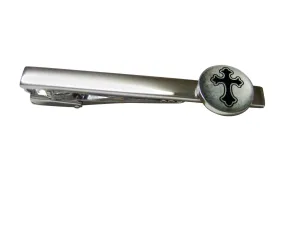 Gothic Cross Pendant Square Tie Clip