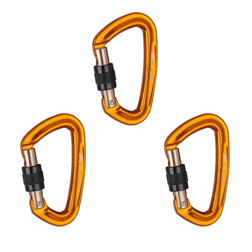 Grivel K1N Alpha Screw Gate Climbing Carabiner 3 Pack
