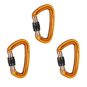 Grivel K1N Alpha Screw Gate Climbing Carabiner 3 Pack