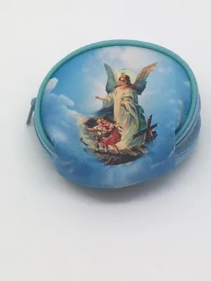 Guardian Angel Rosary Pouch (2 1/2")