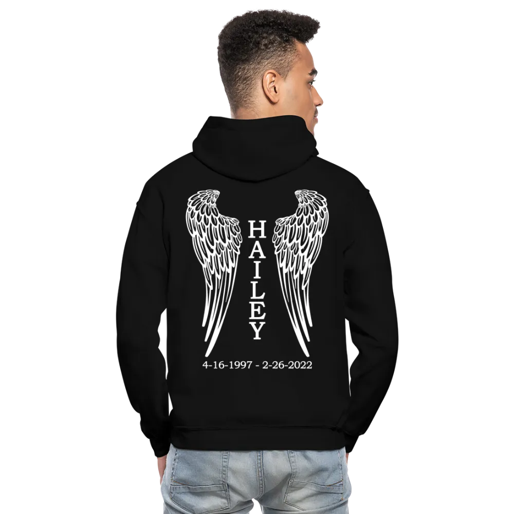 Hailey 4-16-1997 2-26-2022 Gildan Heavy Blend Adult Hoodie