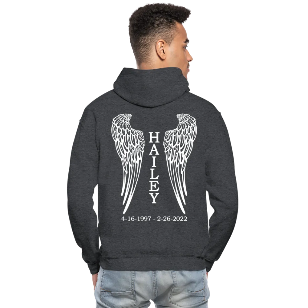 Hailey 4-16-1997 2-26-2022 Gildan Heavy Blend Adult Hoodie