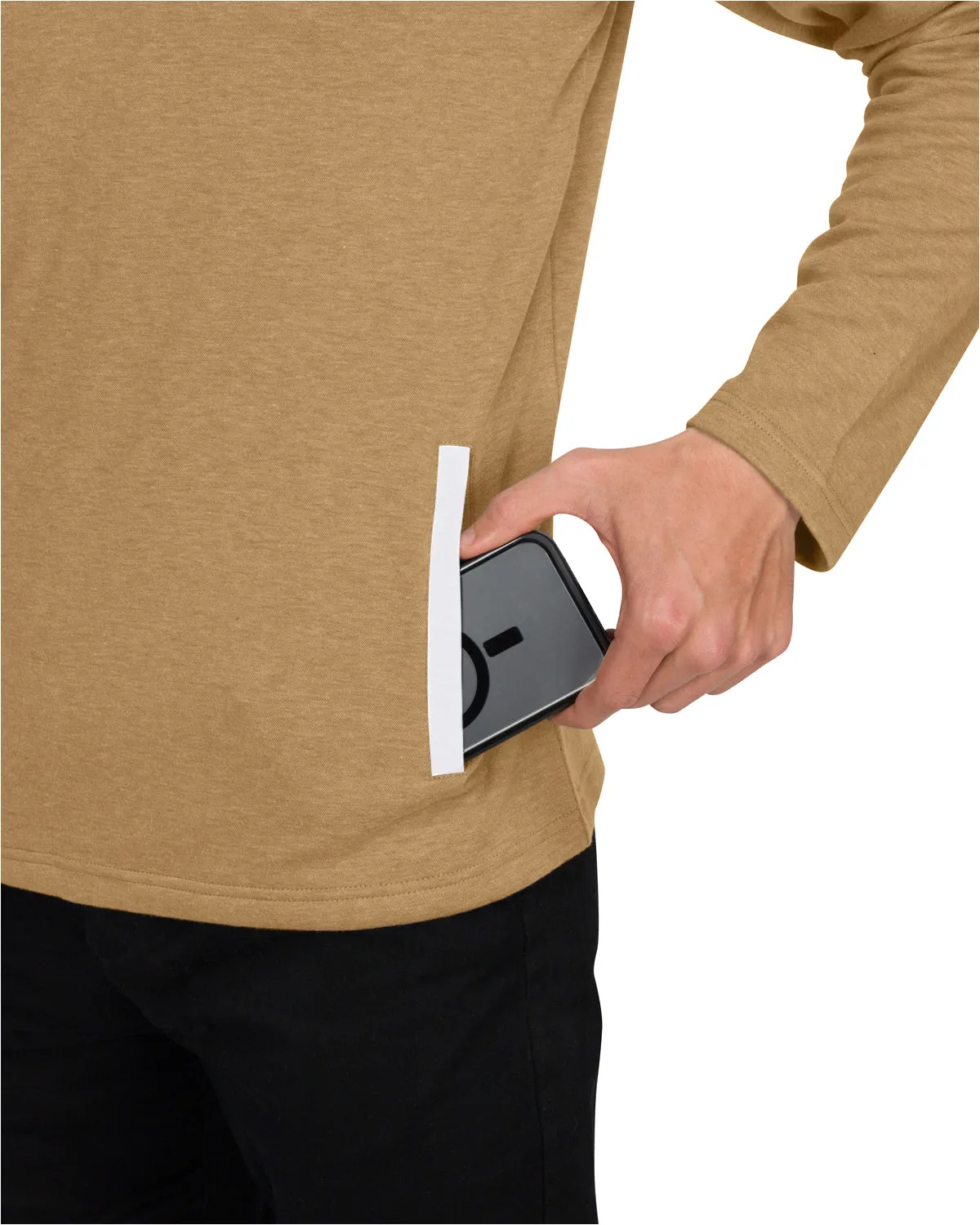Half Zip Golf Pullover with Pockets