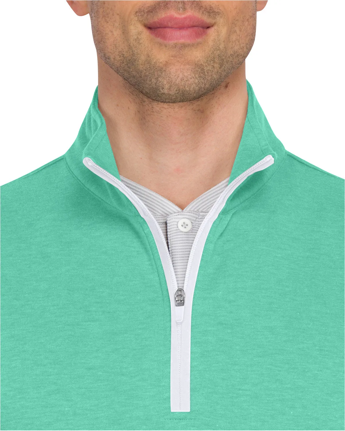 Half Zip Golf Pullover with Pockets