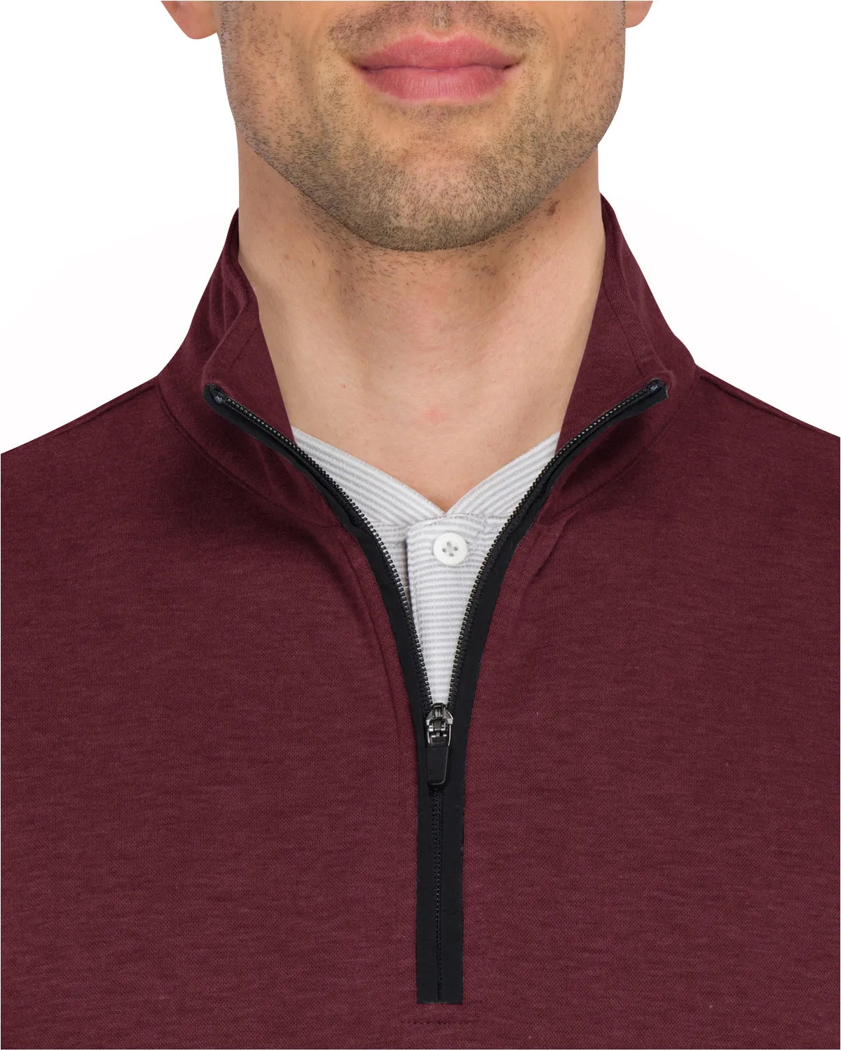 Half Zip Golf Pullover with Pockets