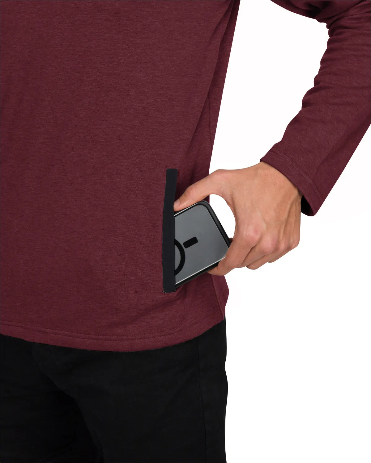 Half Zip Golf Pullover with Pockets