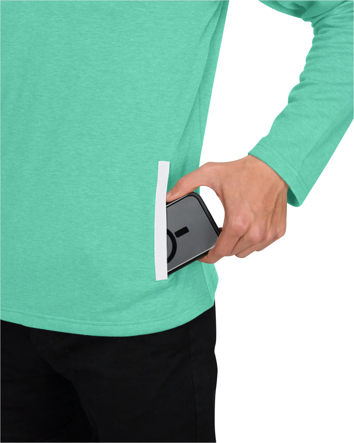 Half Zip Golf Pullover with Pockets