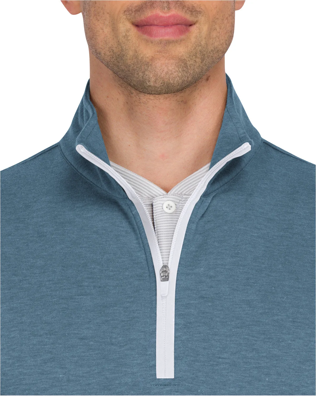 Half Zip Golf Pullover with Pockets