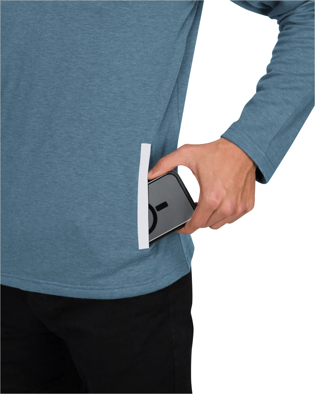 Half Zip Golf Pullover with Pockets
