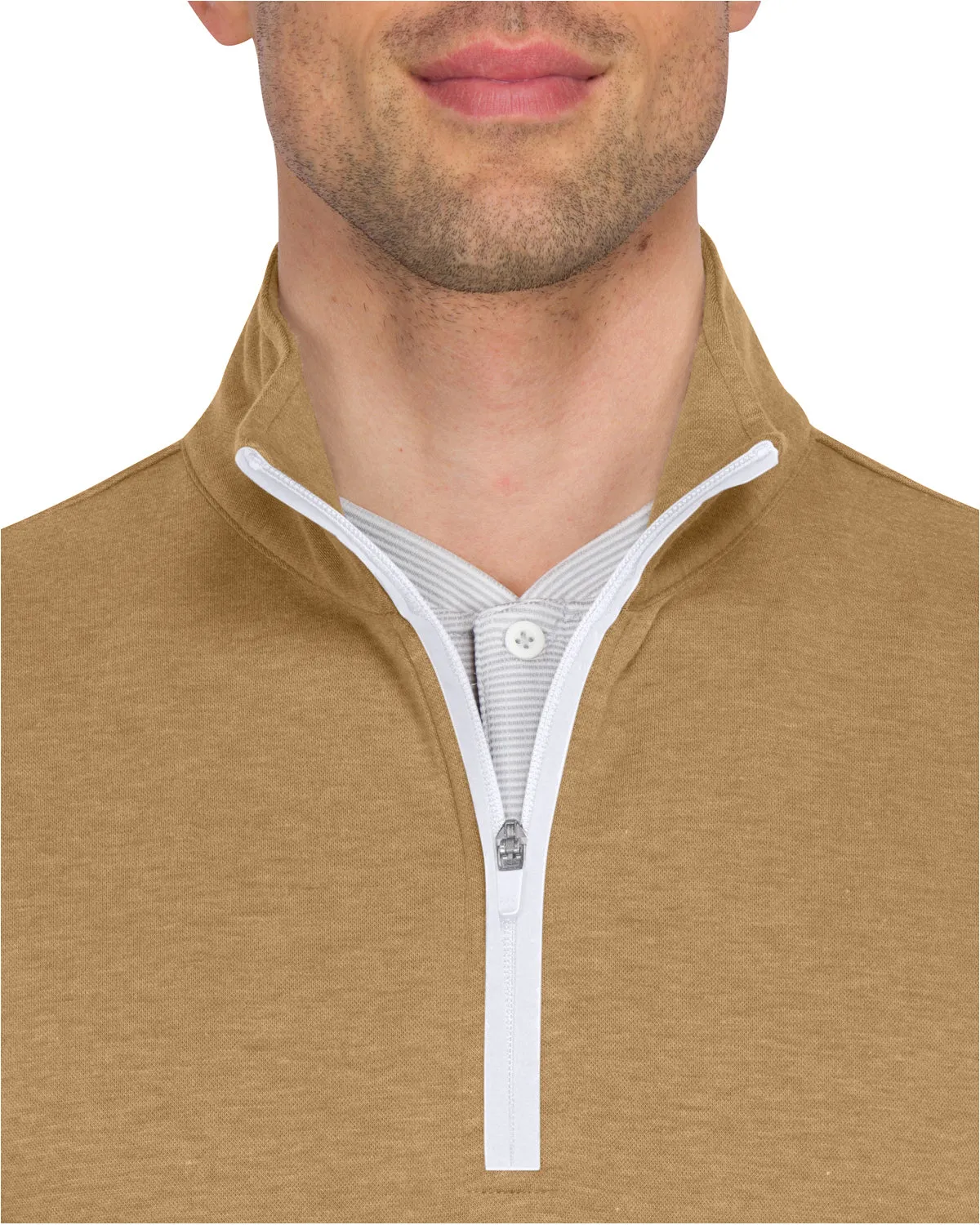 Half Zip Golf Pullover with Pockets