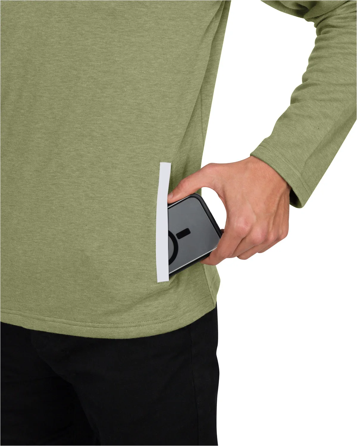 Half Zip Golf Pullover with Pockets