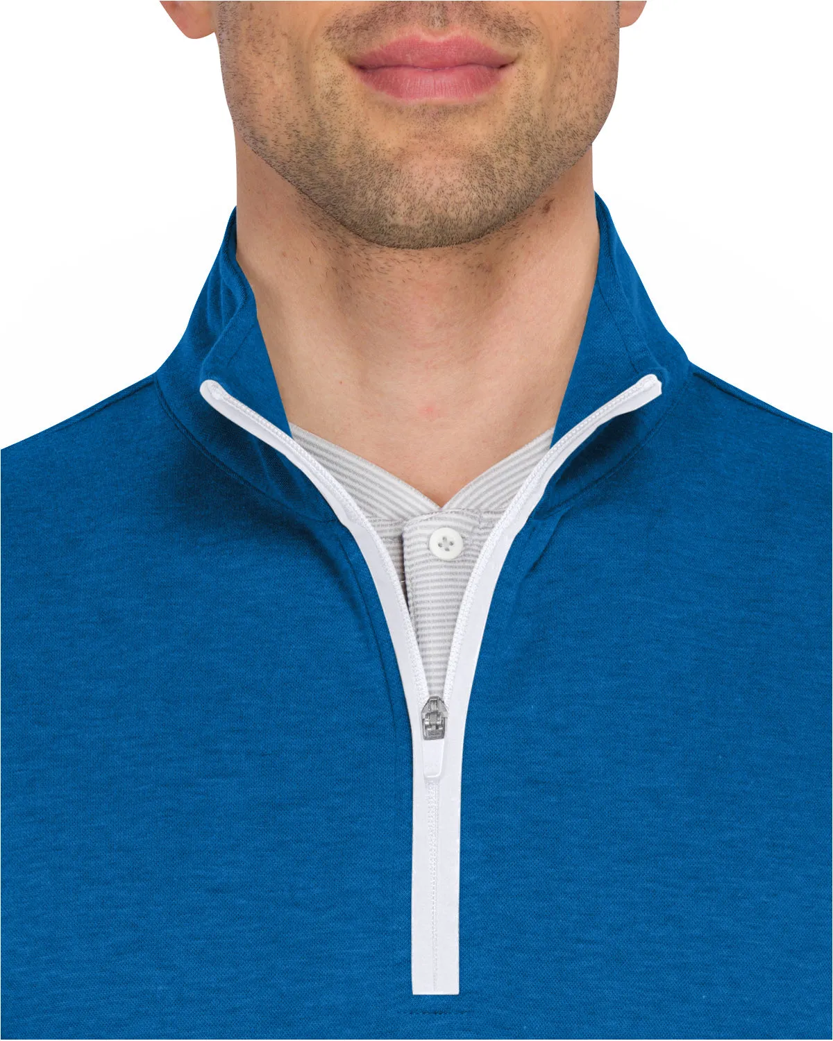 Half Zip Golf Pullover with Pockets