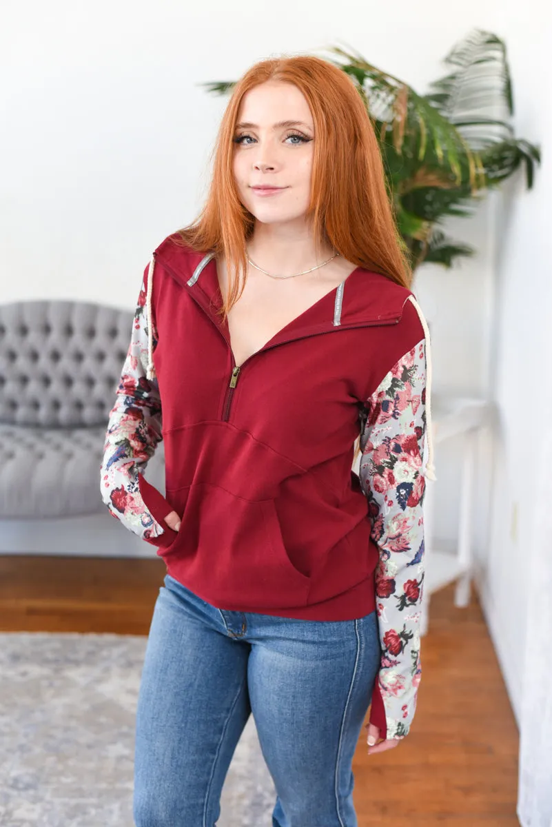 Halfzip Sweatshirt - Among The Wildflowers