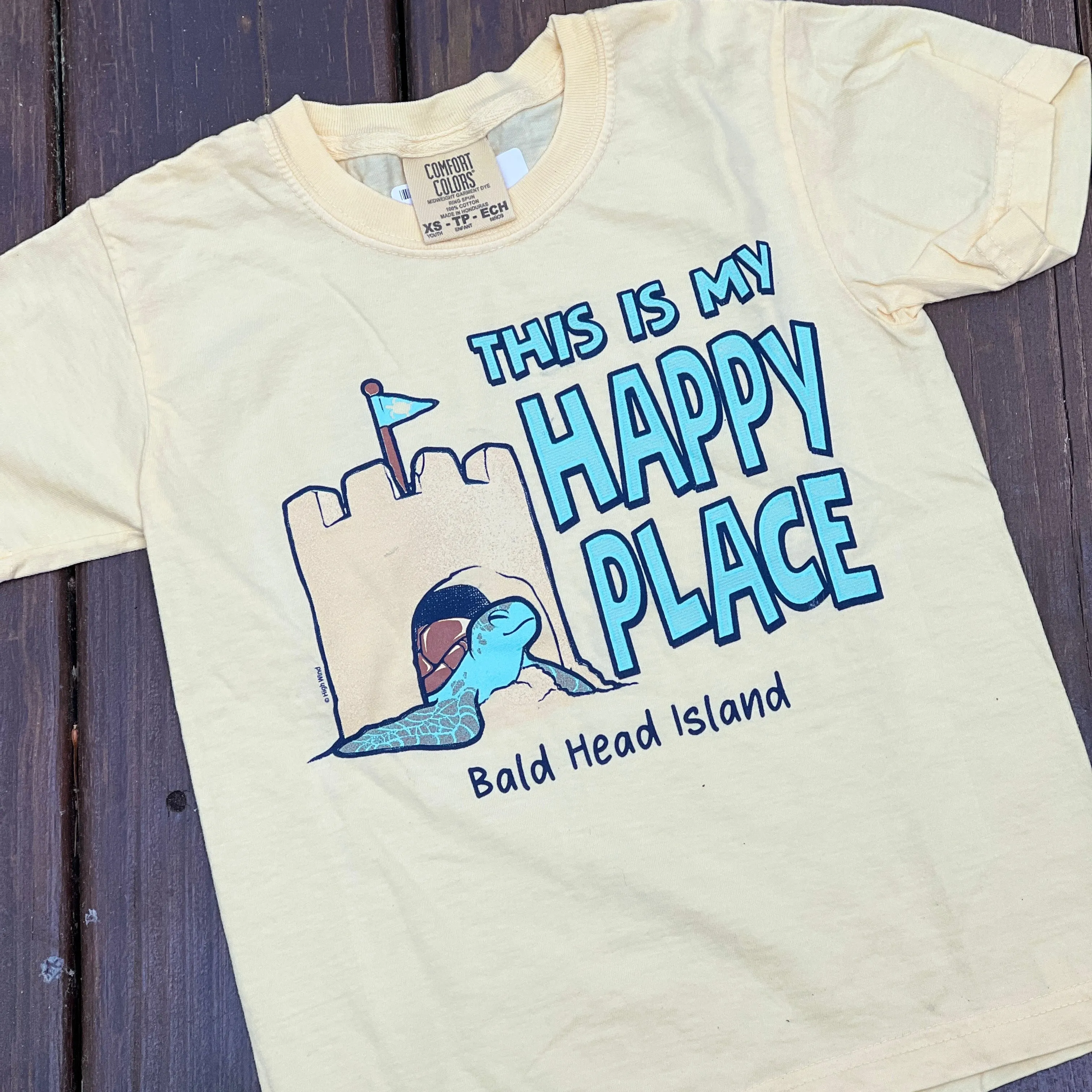 Happy Place Sand Castle Youth T-Shirt