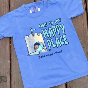 Happy Place Sand Castle Youth T-Shirt