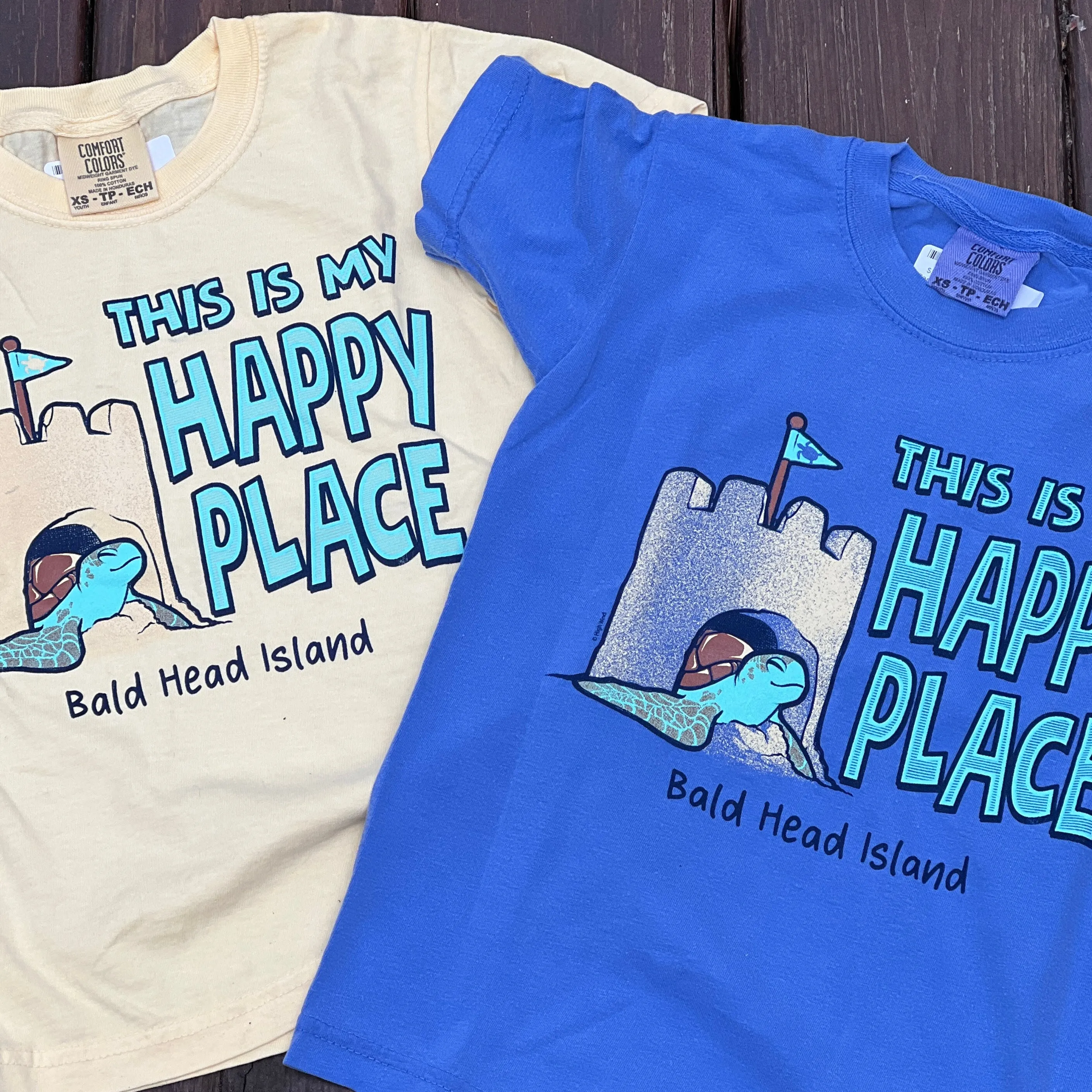 Happy Place Sand Castle Youth T-Shirt