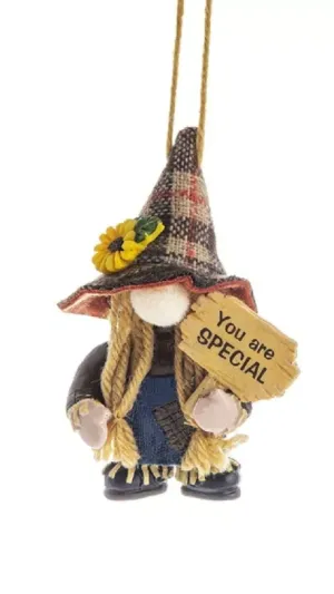 Harvest Gnome Ornament - "You are Special"