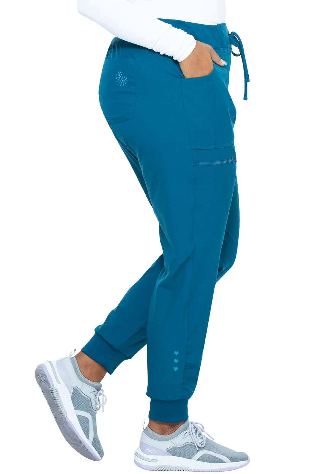 HeartSoul Break on Through HS030 Drawstring Jogger Caribbean Blue