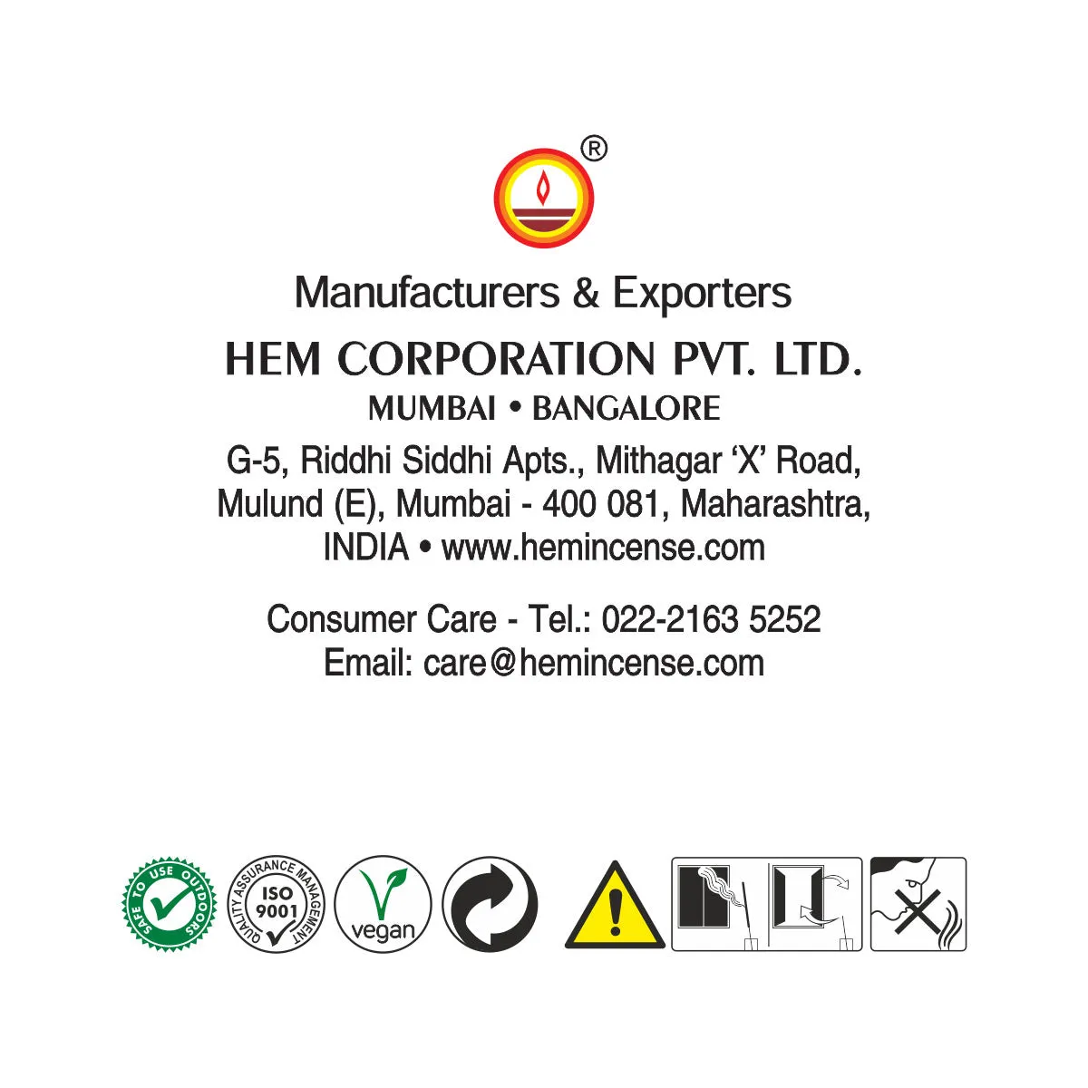 HEM Cool Wave Camphor Pouch Pack of 2 (60g Each)