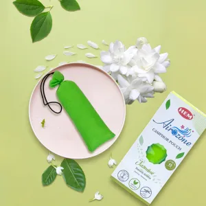 HEM Jasmine Camphor Pouch Pack of 2 (60g Each)