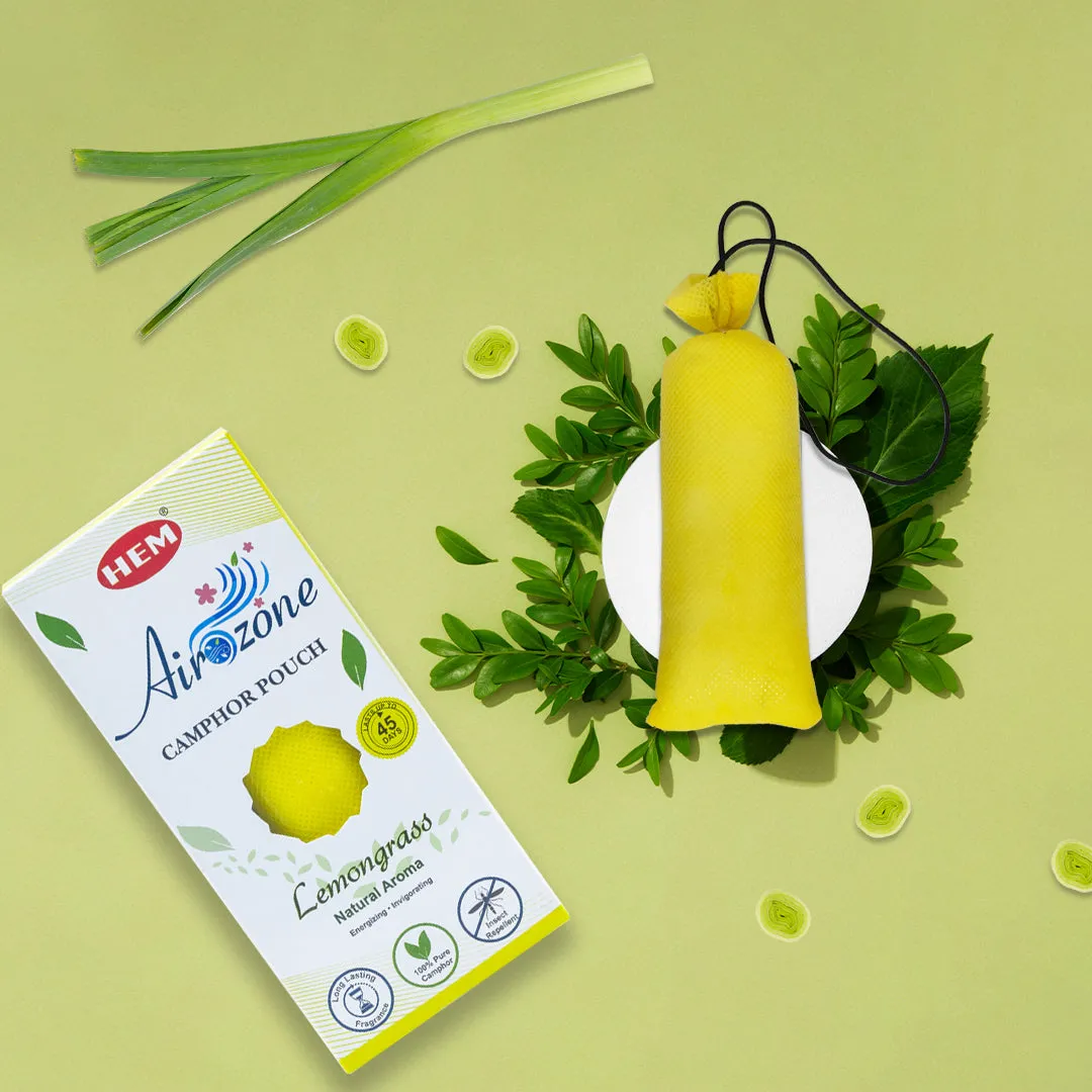 HEM Lemongrass Camphor Pouch Pack of 2 (60g Each)