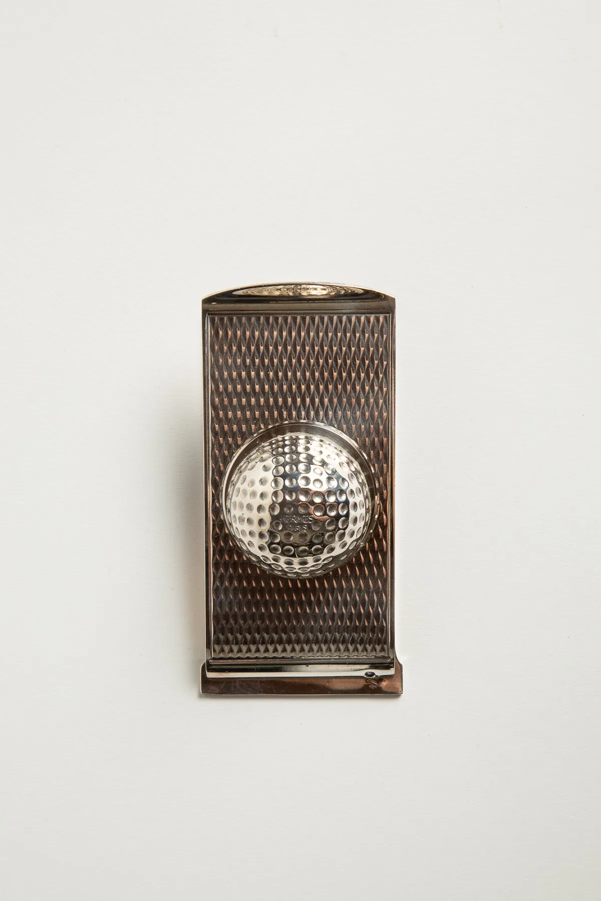 HERMÈS | 1960'S SILVER GOLF BALL PAPER CLIP