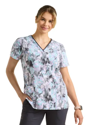 HH Purple Label Amanda Print Top Color Flow