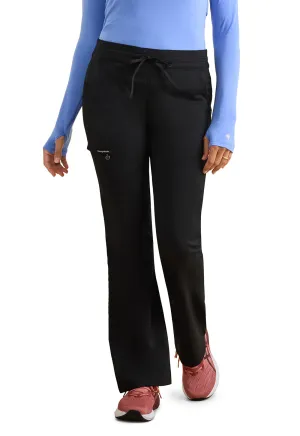 HH Purple Label Tessa Mid Rise Drawstring Boot Cut Pants Black