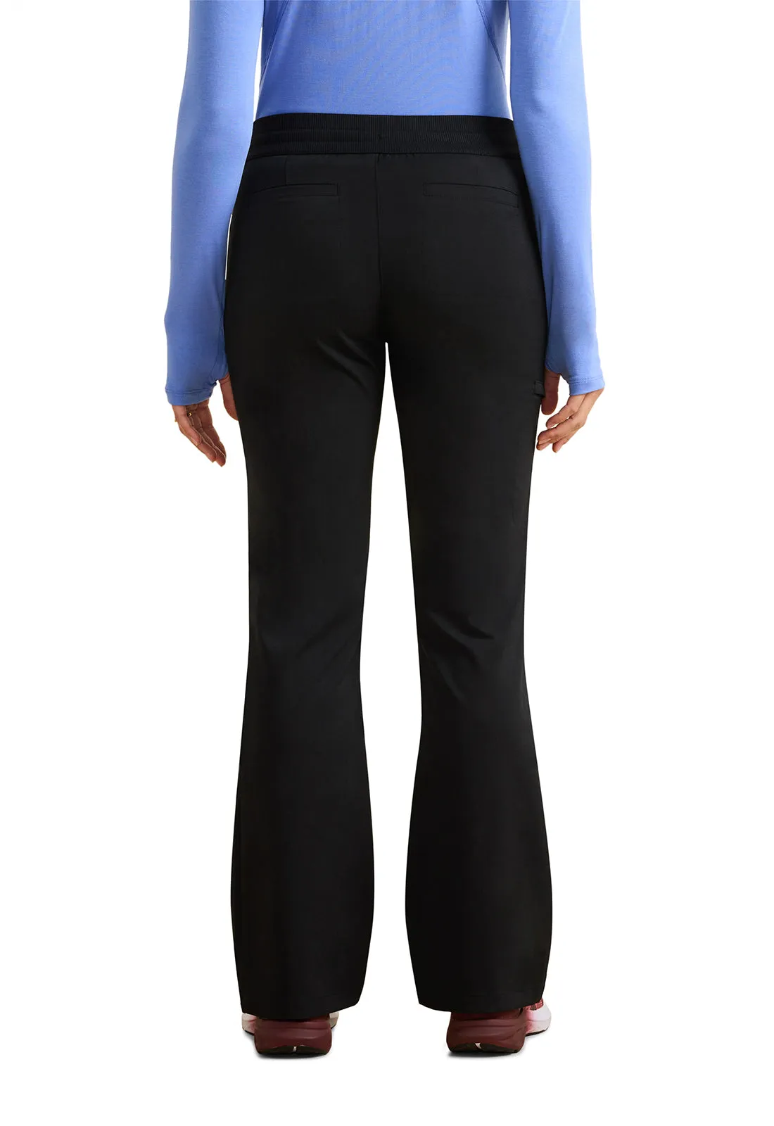 HH Purple Label Tessa Mid Rise Drawstring Boot Cut Pants Black