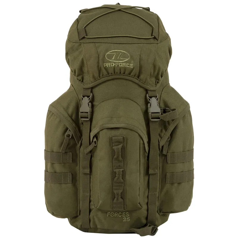 Highlander Outdoor Rygsæk - 25 liter - Forces Olive