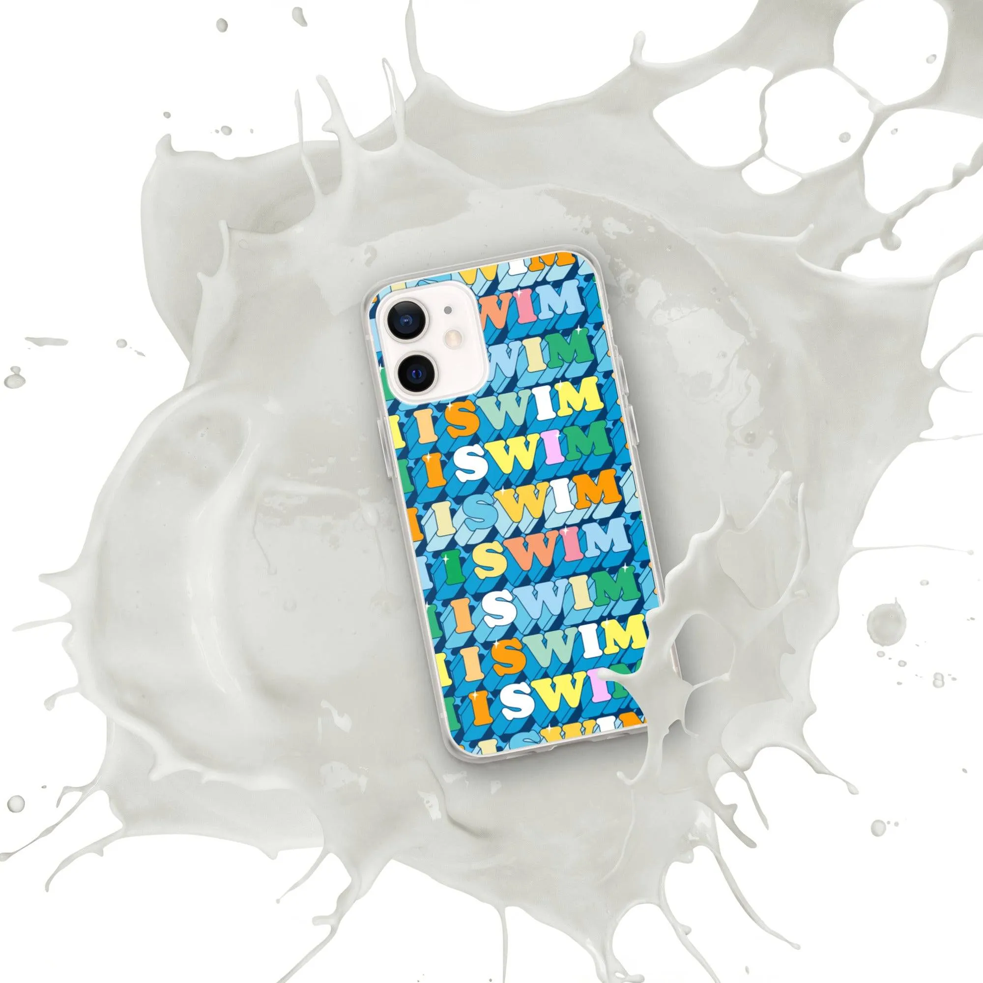 I Swim 70s Pattern iPhone® Case