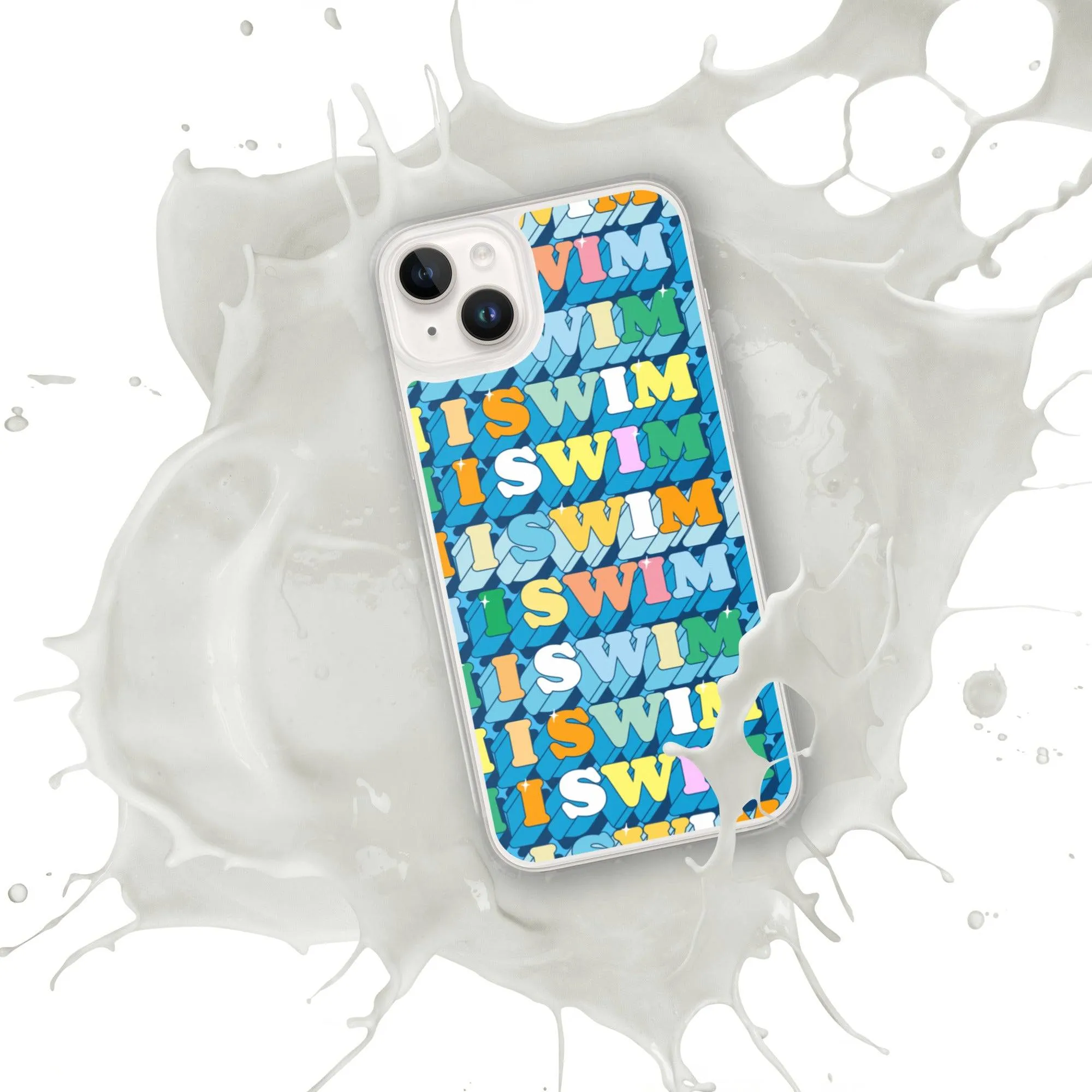 I Swim 70s Pattern iPhone® Case