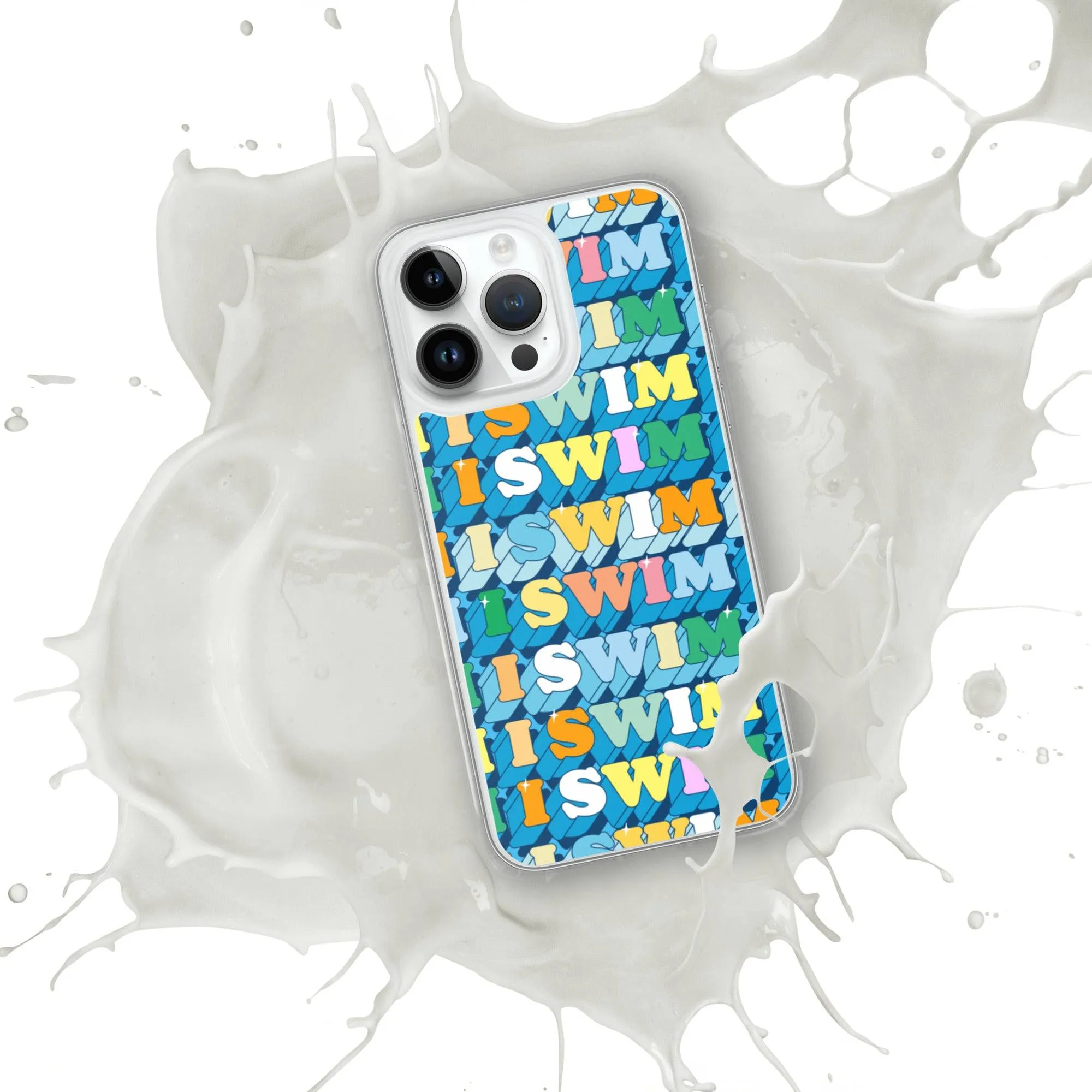 I Swim 70s Pattern iPhone® Case