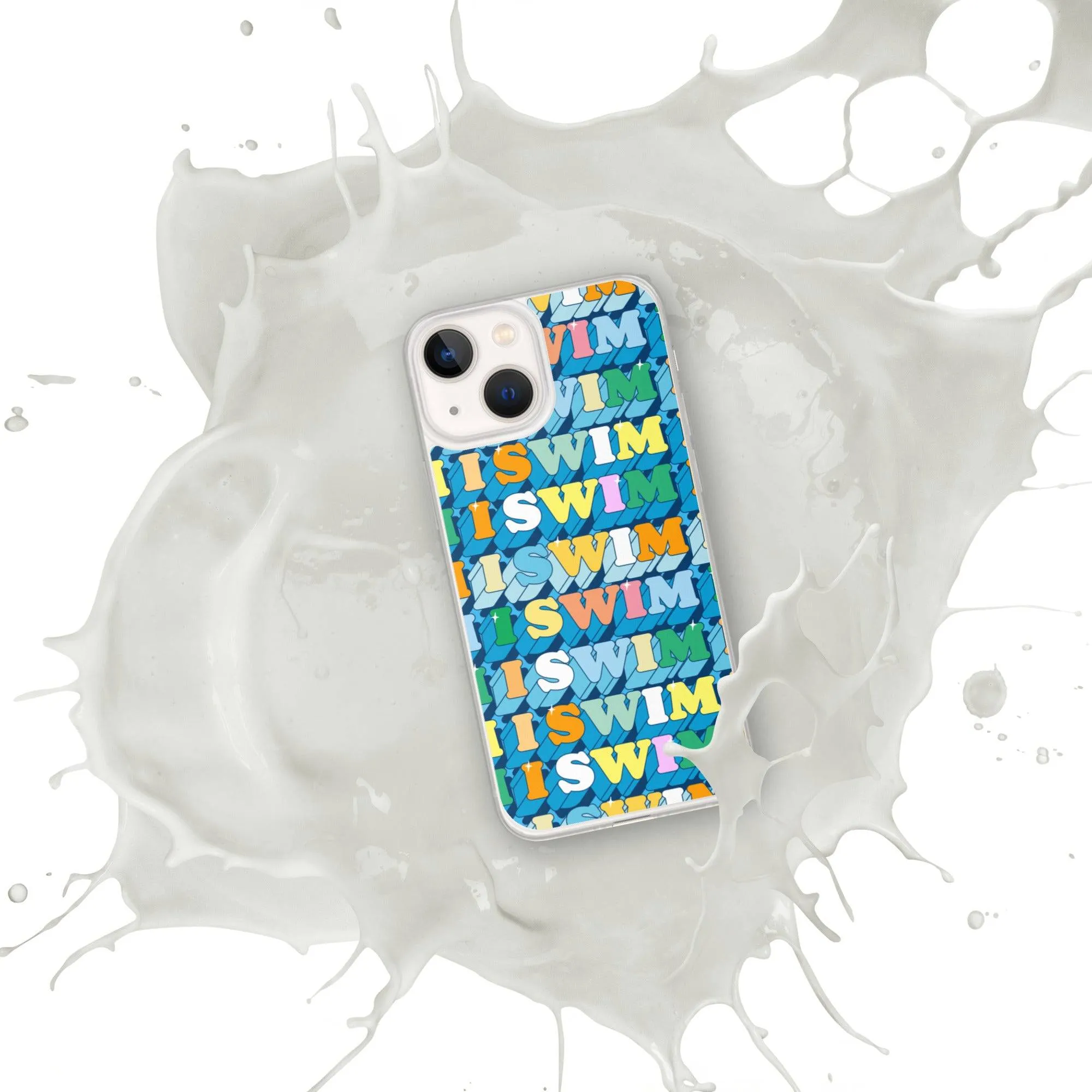 I Swim 70s Pattern iPhone® Case