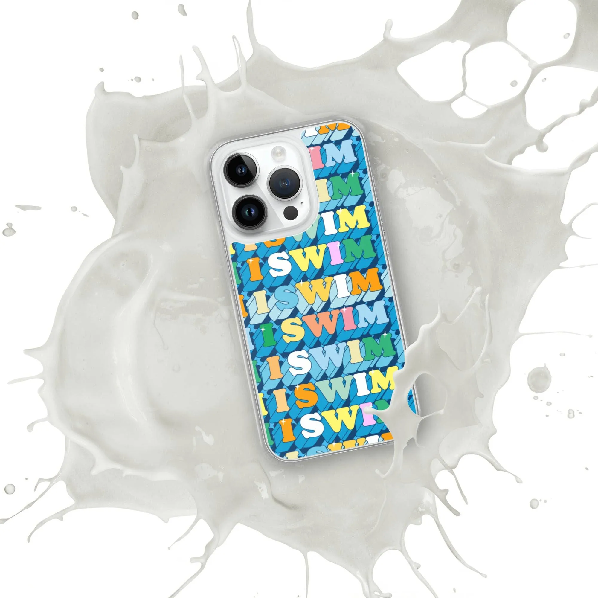 I Swim 70s Pattern iPhone® Case