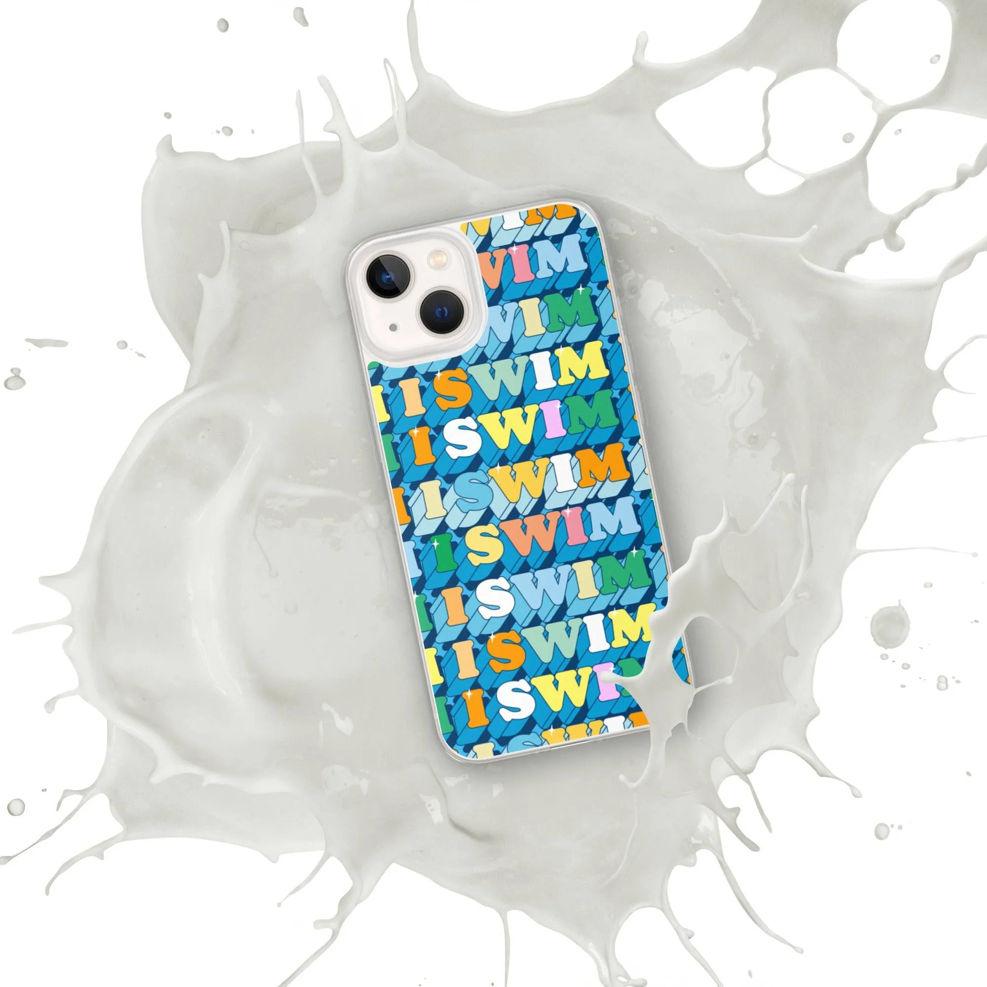 I Swim 70s Pattern iPhone® Case