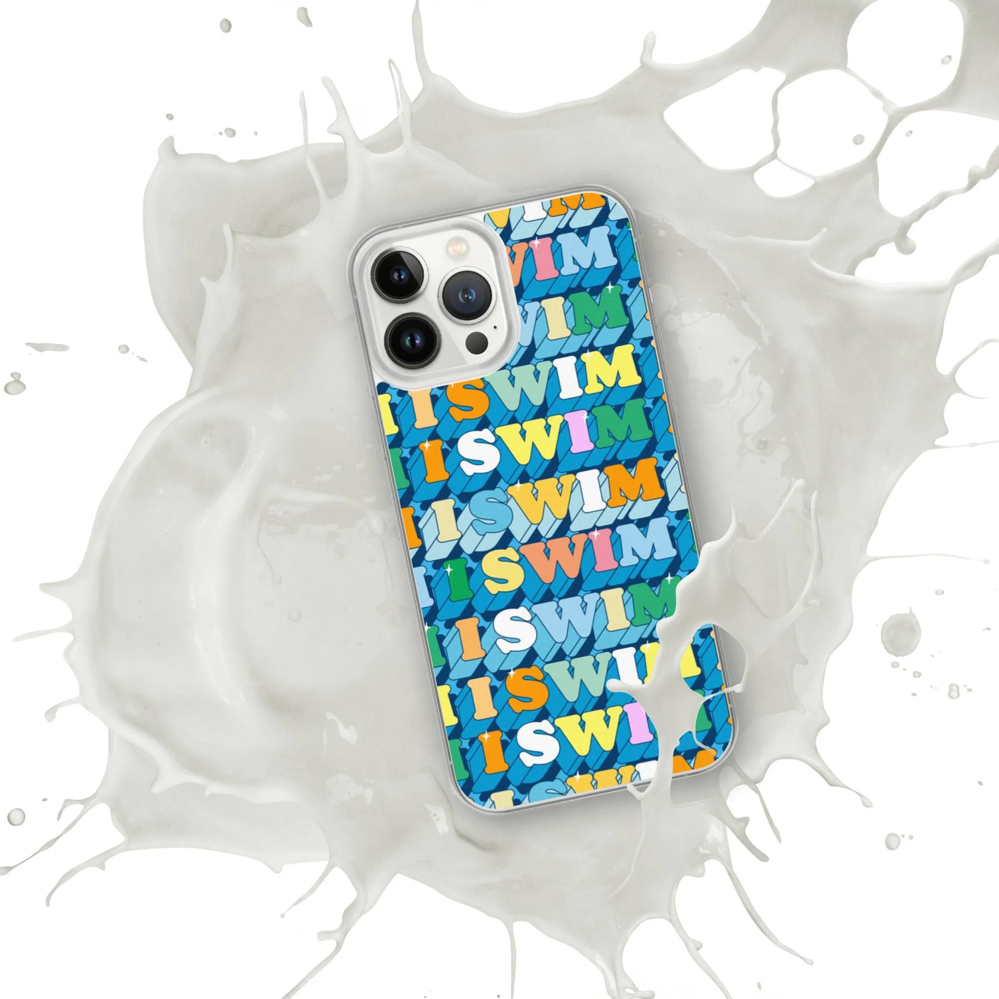 I Swim 70s Pattern iPhone® Case